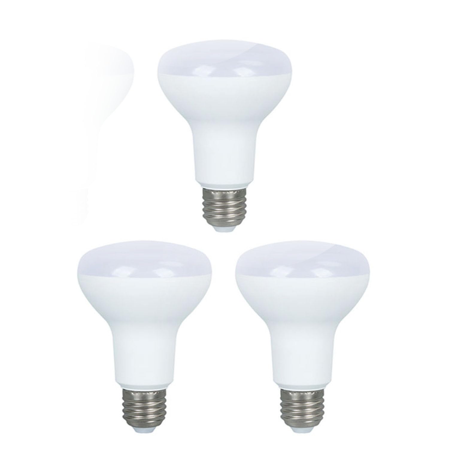 yayutelight E27 Spotlight, 8W LED Reflector R63 Light, 3 Pack Dimmable Edison Screw 60w Equivalent Bulb, 850 Lumen, 120° Beam Angle Energy Saving Lightbulbs (Daylight White 6000K)