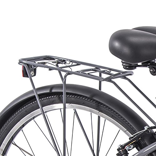 700c Royce Union RMX Mens 3-Speed Commuter Bike, 19" Aluminum Frame, Cool Gray
