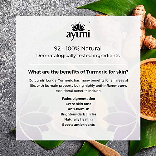 Ayumi Turmeric & Bergamot Body Scrub. Vegan, Cruelty-Free, Dermatologically-Tested, 3 x 200ml - Afbeelding 4