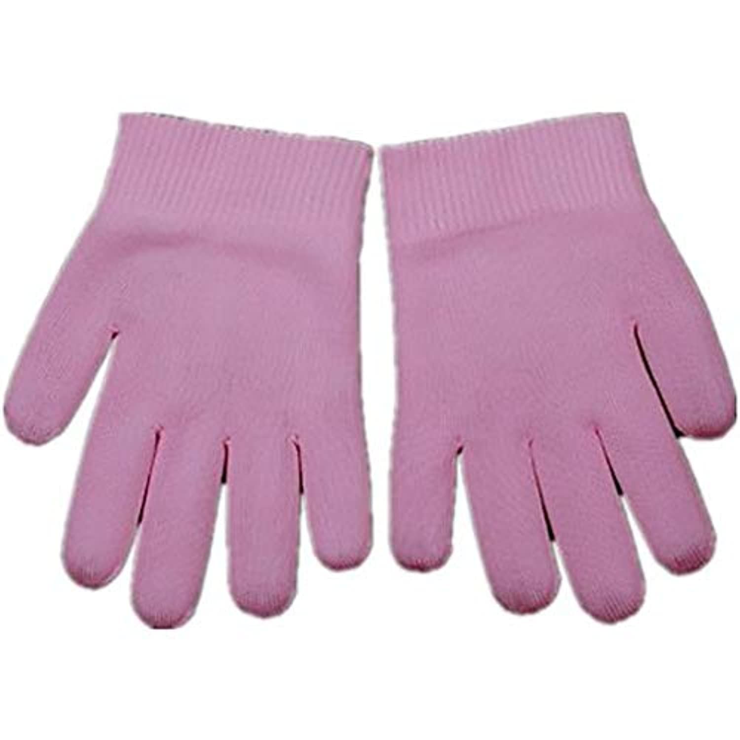 Pink Moisturize Soften Repair Whiten Skin Moisturizing Treatment Gel Spa Gloves,Gh4821