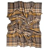 Prince of Scots Highland Tweeds Big Throw (Natural Buchanan)