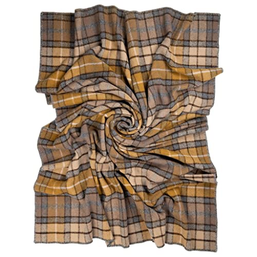 Prince Of Scots Highland Tweeds Big Throw (Natural Buchanan) #TOP7