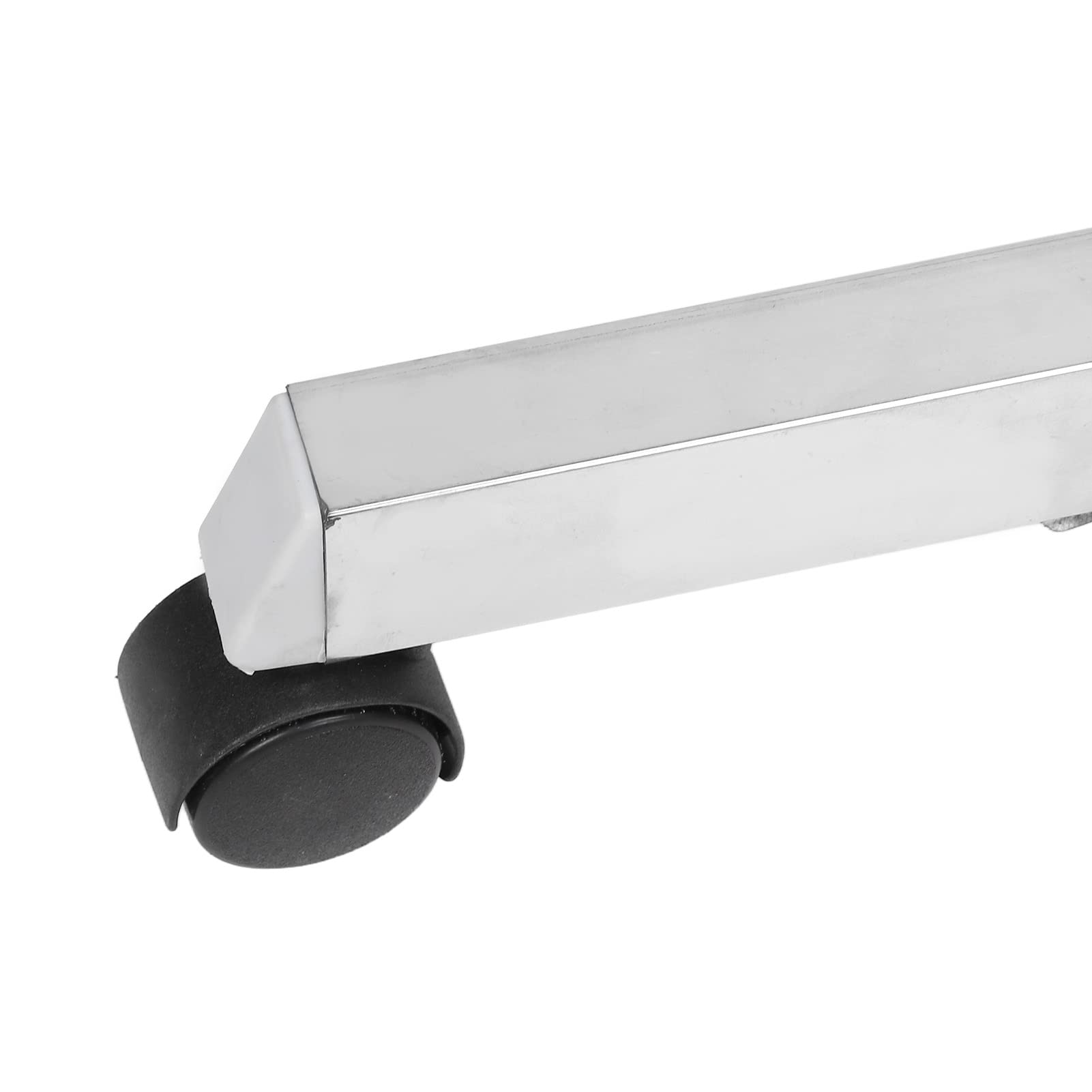 Jiawu 2 Ganci, 3 Rotelle, Asta Portaflebo Portatile Rotante, Supporto per Infusione in Acciaio Inossidabile Regolabile in Altezza Porta Sacca Portaflebo per Ospedale, Domiciliare