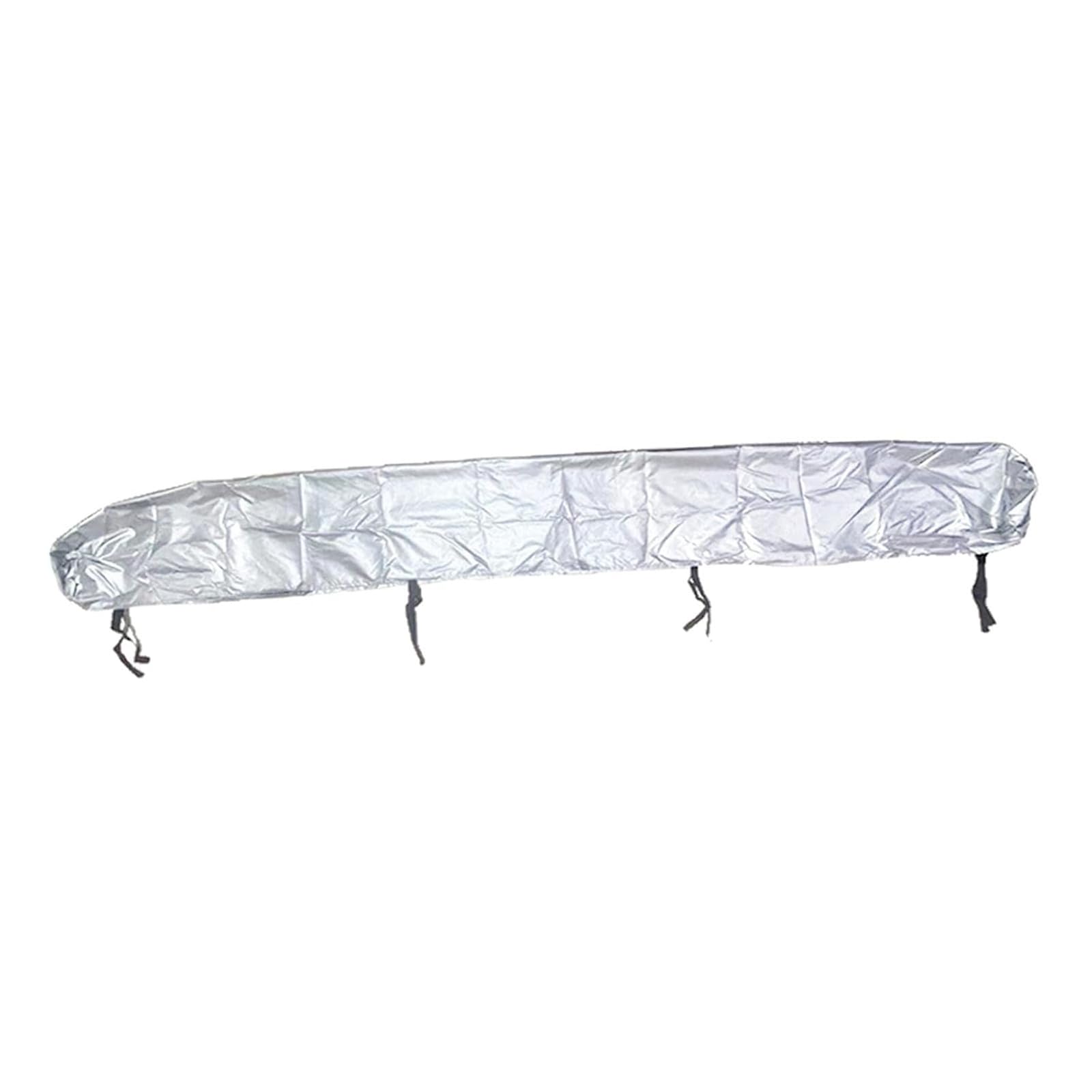 Toldo impermeable 420D Oxford para toldos retráctiles y toldos de patio, cubierta protectora plateada (plata, 4,5 m)