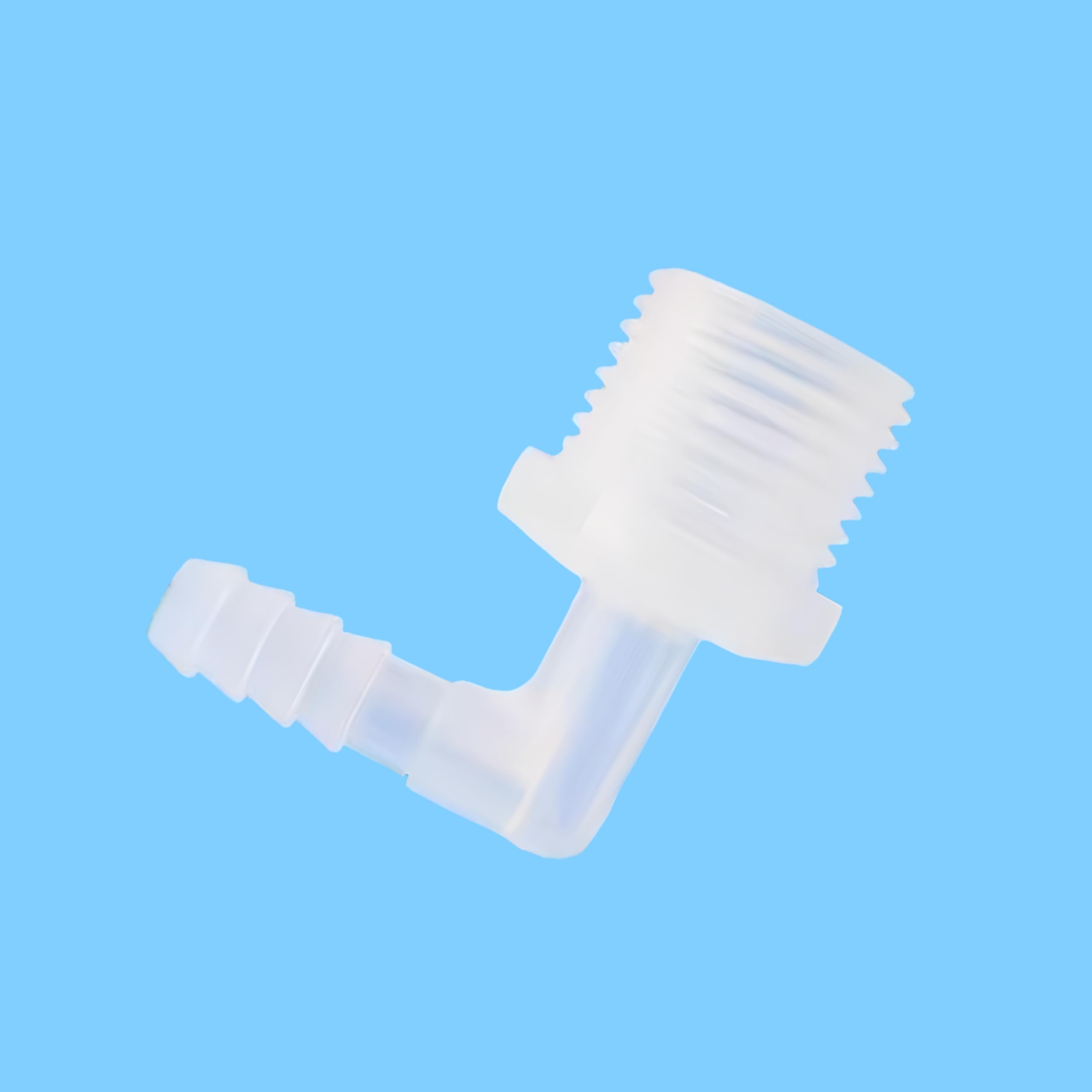 Plastikowa końcówka do węża PP, plastikowa Adapter montażowy 1/2G męski na 3/8 cala, 1 opakowanie płynne paliwo