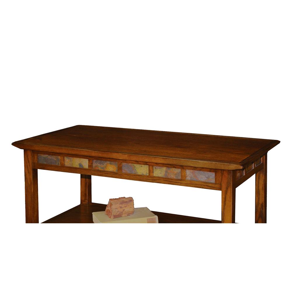 Amazon.com: Leick Home Sibley Coffee Table, Solid Wood, Slate Tile