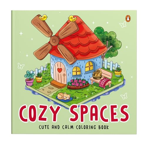 Image of Cozy Spaces - Cute and Calm Coloring Book: Cute & Cozy Coloring Book for All Ages | Illustrations for Mindfulness & Art Therapy with Practice Pages & Quick Tips I For Stress Relief and Mindful Creativity | Select Learning