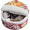 寵幸 Ramen Noodle Dog & Cat Bed,Keep Warm and Super Soft Creative Pet Nest for Indoor Cats,Removable Washable Cushion for Small Medium Large Dogs and Cats