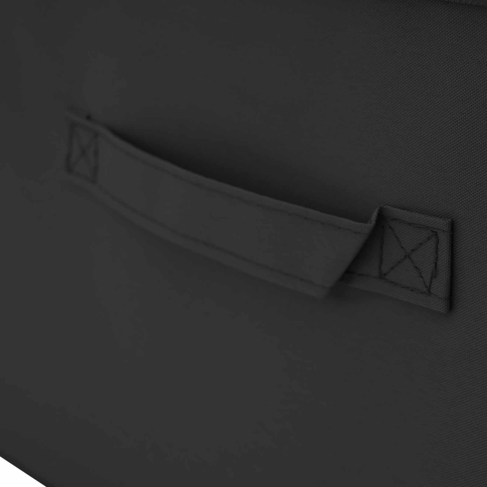 Gecheer Aufbewahrungsbox 6 pcs Anthrazit 70 x 40 x 18 cm Vliesstoff, Faltbare Stoffbox mit Deckel & Verstärkten Griffen Kleiderbox für Schrank Regal Kleidung42024590