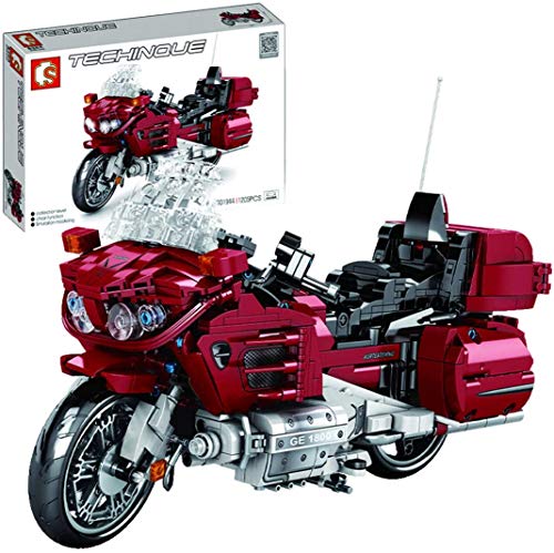 LAKIOMZ Technic Motorrad Bauset, Sammlerstück Motorrad Modell, 1205pcs Bausteine Kompatibel mit Lego Technic, Geschenk…