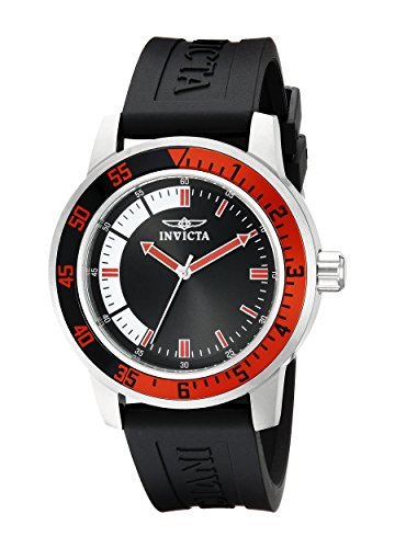 v Invicta CrN^ Men's 12845 Specialty Black Dial Watch with Red/Black Bezel Y jp [sAi]