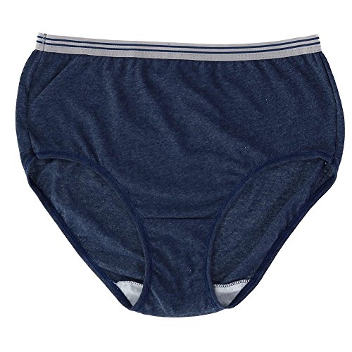 Fruit of the Loom Women's Heather Brief Underwear (6 Pair Pack), 7, Multi4