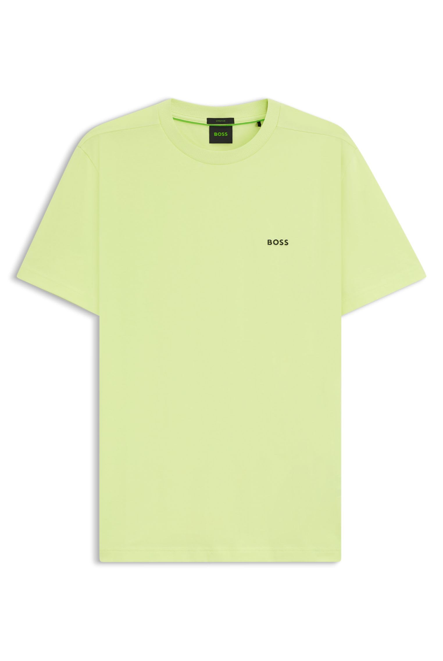 Boss Men's Lime 337 T-Shirt Short Sleeve Cotton M