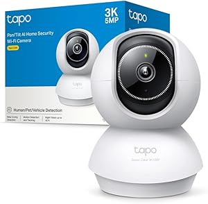 Tapo C230 telecamera WiFi interno 3K 5MP rotante notifiche smart