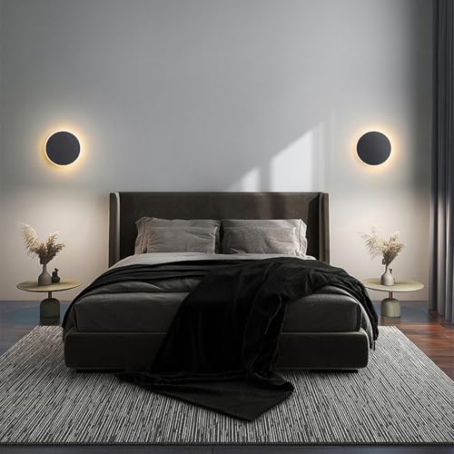 Lámpara de pared moderna con interruptor táctil y tres tonos de luz LED blanca 7