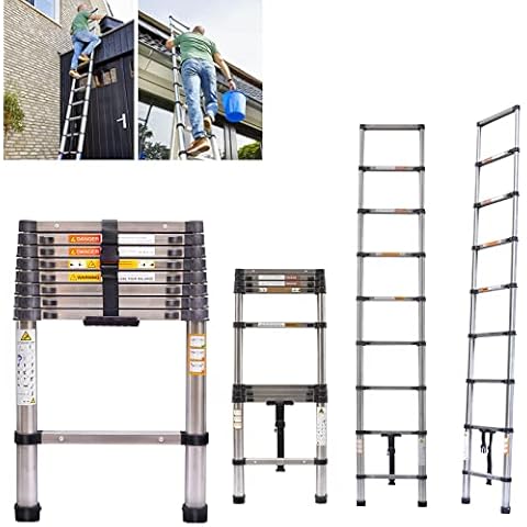DICN 2.6M Heavy-Duty Telescopic Ladder Cover