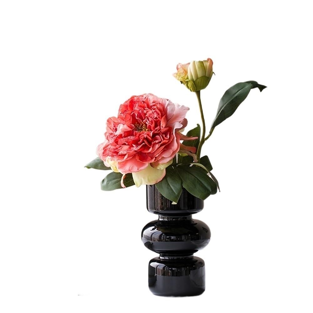 Gv8pA5fj7b Ready Arranged Flowers in Vase With Vase Peony Simulation Flower Red Living Room Decoration Arrangement Guifei
