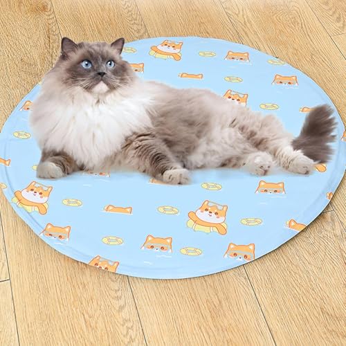 Tapis de refroidissement pour chien pliable et réutilisable