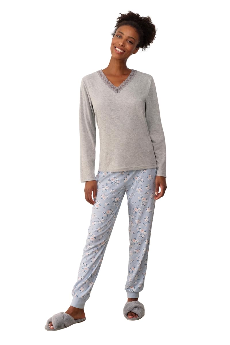 Promise Pijama de 3 Piezas, Pijama + Bata Mujer 18723