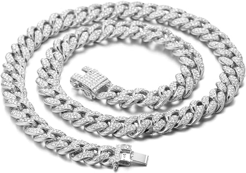 Bracelet collier diamanté or et platine pour femme et fille