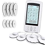 Tens Professionale Elettrostimolatore Muscolare, Dispositivo Di Terapia Ricaricabile, 16 Modalità Di Dolore, 20 Livelli Di Intensità Per 2 Utenti