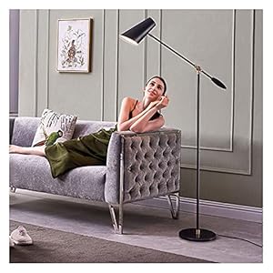 Indoor Vloerlamp led zwart metalen verstelbare rocker woonkamer slaapkamer staande lamp, studie kantoor en studie high…