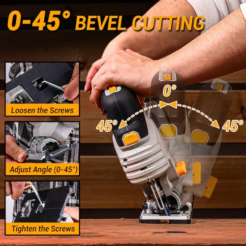 DEKOPRO 20V Cordless Power Jigsaw
