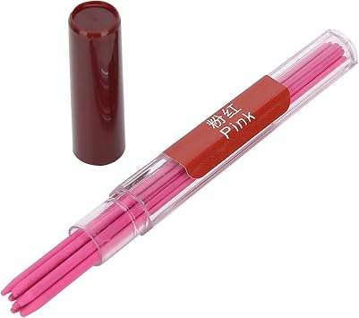 2.0mm Colored Mechanical Pencil Refills, 10 Assorted Colors, Bold, 90mm Tall, 8pcs per Color