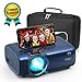 Produktbild Mini Beamer für Heimkino 1080P Full HD unterstützt , Video Projektor mit Tragetasche 4500 Lumen LED 50000 Stunden Fußball Spiel Spaß Kompatibel mit HDMI/VGA/USB/AV Multimedia