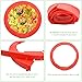 Luxtrip 2 Pack Pie Crust Shield Silicone Pie Protectors Adjustable Silicone Pie Crust Shield Fit 8