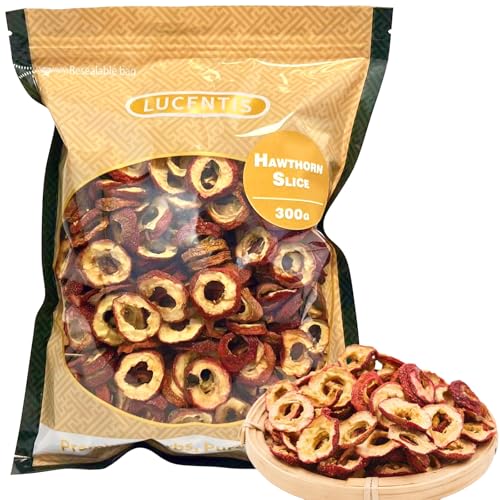 Hawthorn Fruit Tea (山楂果茶) – Sun-Dried Berry Slices,10.58 oz (300g) – Natural Herbal Tea for Digestion & Heart Health