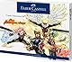 FABER-CASTELL 167195 - Pitt Artist Pen Comic Illustration Set, 3 Tuschestifte, 3 Aquarellfarbstifte und Zubehör, 15 teilig