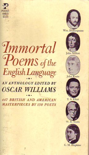 Immortal Poems of the English Language B004BA9FPG Book Cover
