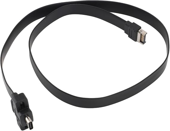 20Gbps Transfer Cable, Type E to Type C Adapter 0.5m, Screw Interface, Compatible with OS X, Front Panel Extension