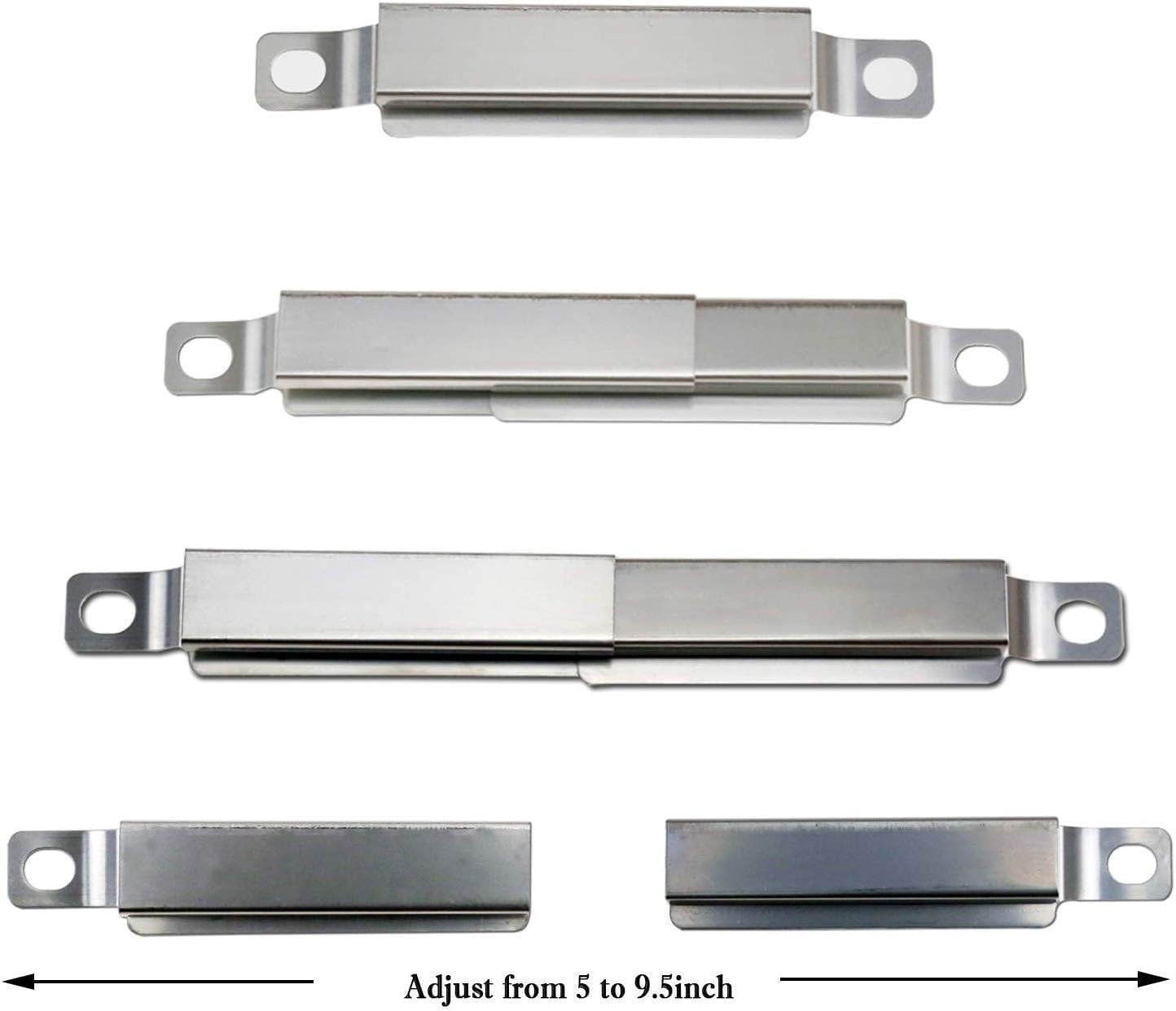 97361 Porcelain Steel Heat Plate 14731 Stainless Steel Burner and Igniters Replacement Parts for Charbroil 463449914, 463241113 Gas Grills