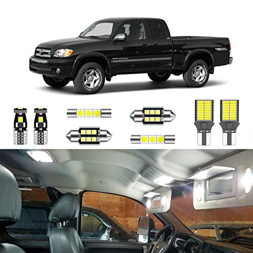 Kit interior LED blanco superbrillante 12 piezas para Toyota Tundra miniatura 1
