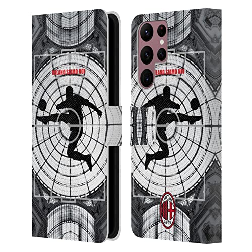 Funda AC Milan Samsung S22 Ultra 5G con tarjetero y soporte integrado