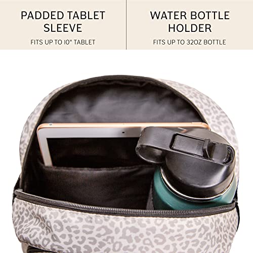 Image of Jadyn Mini Backpack for Women, Small Travel Bag, 8.5 Liter Daypack, Millie Backpack with Cute Designs (Desert Leopard)