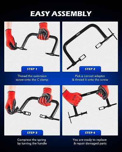 image for Orion Motor Tech Valve Spring Compressor, 10pcs Valve Spring Removal T