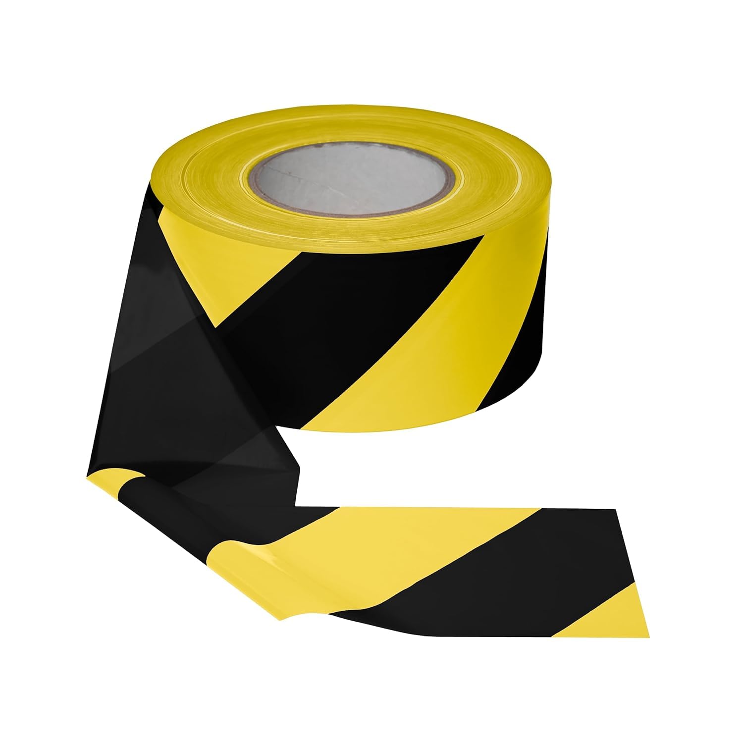 PROlac – Absperrband Stabil & Reißfest – Flatterband für Gefahrenstellen (Gelb/Schwarz, 100 Meter)
