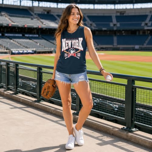 Baseball Jersey Shirts Tank Tops: Women Baseball Savannah Sleeveless Shirts - image 4