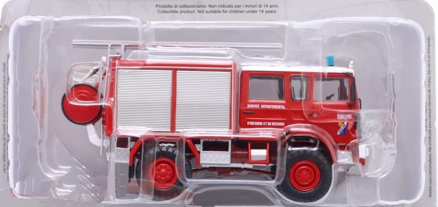 Miniature OMO 1/43 Camion Pompier ZIS 6 URSS 1939 - MZL 30 - Modèle Rare