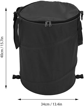 PerGar Camping Trash Can, Camping Trash Can Foldable, Pop Up Trash Can, Reusable Outdoor Trash Garden Yard Trash Bag, Portable Outdoor Garbage Can for Camping, Travel, Outdoor, Home