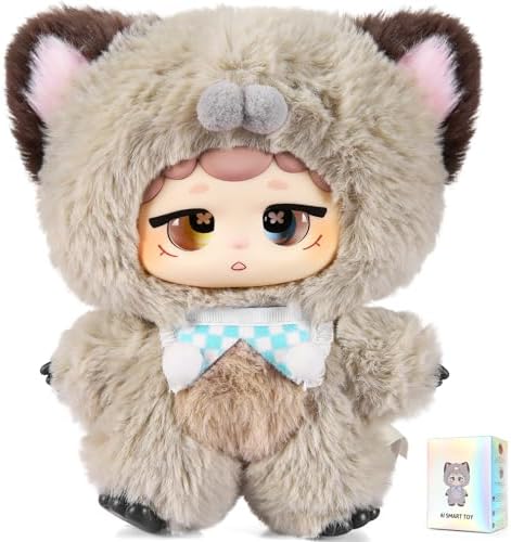 AI Smart Stuffed Animal with ChatGPT-Real-Time Voice Interactive Plush Toy, Learning Assistant & Emotional Companion for Kids 3+ Interactive Plush Stuffed Animal Toys