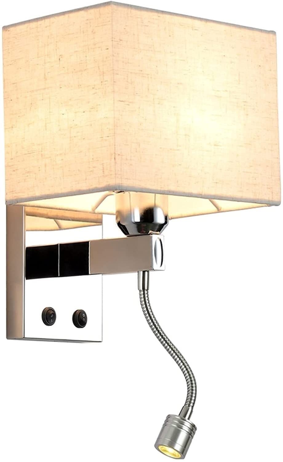 Indoor Wall Lamp LED Bedside Reading Wall Light Fixture, Modern - View #10