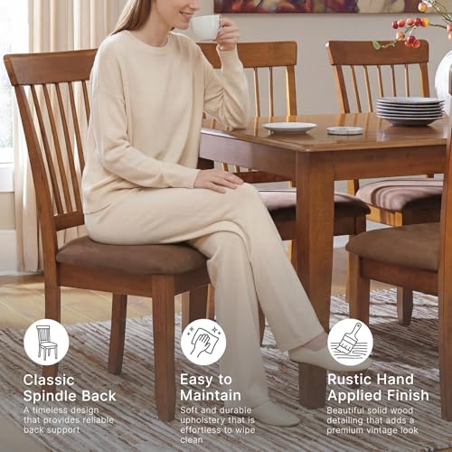 Signature Design by Ashley Berringer Wood Dining Chairs Set of 2, Brown - image 6