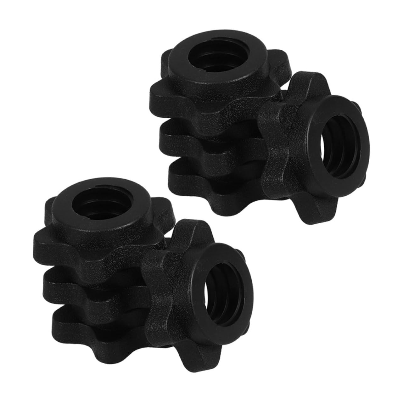 Mipcase Dumbbell Bars Weight Lifting Barbells Screw Clamps 8pcs Barbell Clip Fitness Training Collars