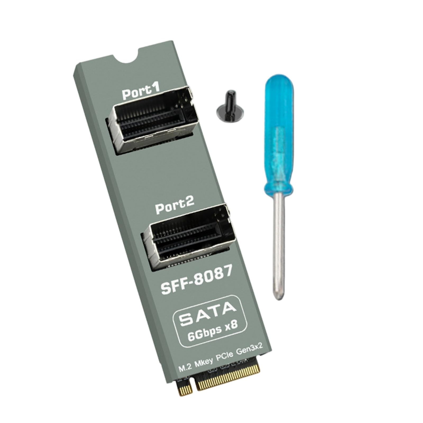 Carte d'extension SFF-8087 à 2 ports