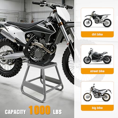 Image of Nilight Universal Dirtbike Pit Stand Non-Slip Rubber Top 1000LBS Capacity
