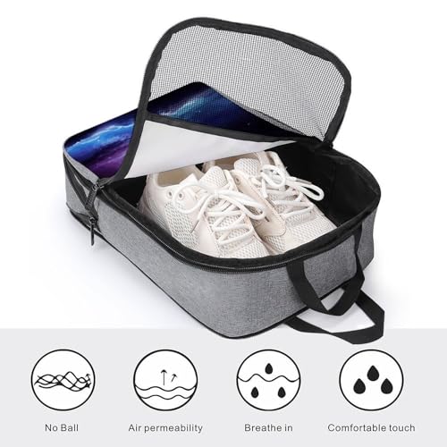 Bolsa de almacenamiento para zapatos de viaje impermeable con diseño Galaxy Starry Sky 4